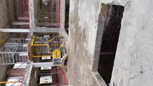 Exemple de chantier réalisé avec un Brokk électrique et nos chauffeurs formés par Extravator BTP
